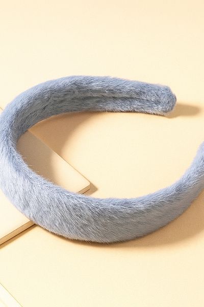 PREGIO Women's 3 cm Plush Soft Fabric Crown