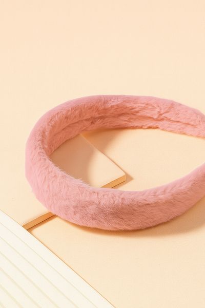 PREGIO Women's 3 cm Plush Soft Fabric Crown