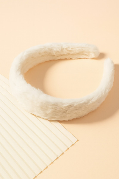 PREGIO Women's 3 cm Plush Soft Fabric Crown