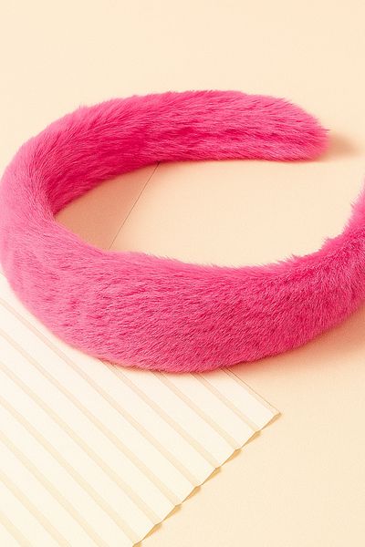 PREGIO Women's 3 cm Plush Soft Fabric Crown
