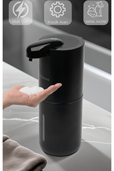 Evo House Otomatik Sensörlü Köpük Sıvı Sabunluk - Şarjlı- Duvara Monte - P12 Model