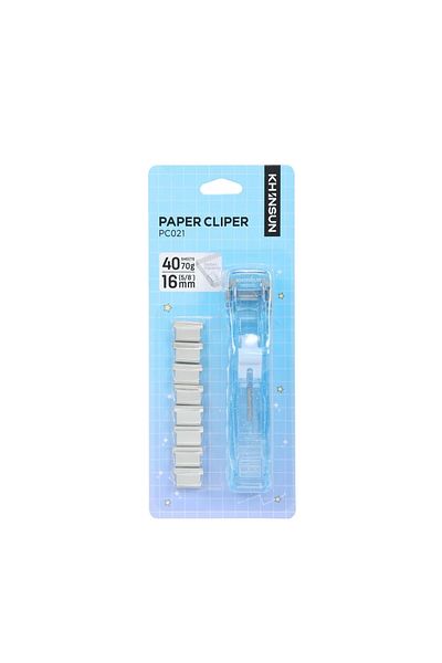 Choice Blue Khinsun Paper Clipper Staplers Push Clamp File Documents Binding Tool Stapling Machine Paper Cl
