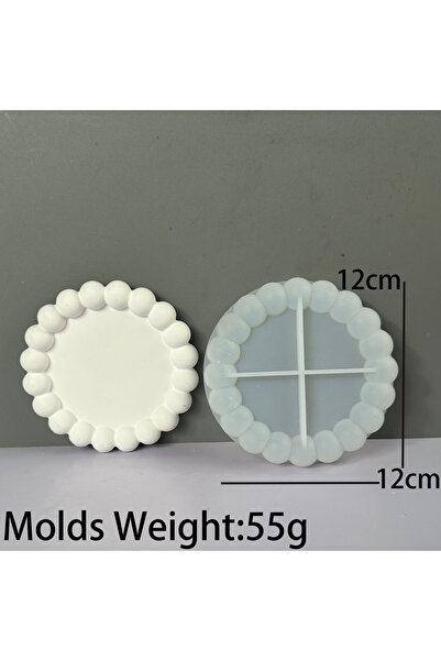 Choice قالب سيليكون على شكل صينية تخزين فقاعات 05، مصنوع يدويًا من الراتنج وا...