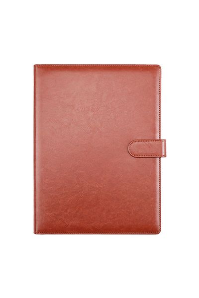 Choice Brown Multifunctional A4 Conference Folder Business Stationery Folder Leather Contract File Folders