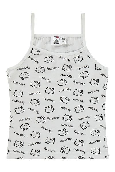 Hello Kitty 2-10 Years Old Girl's Pink Tank Top Set of 2