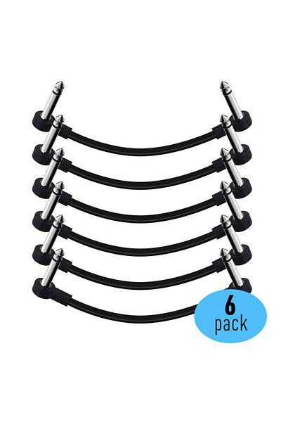 Choice Black 6 Pieces Sonicake Patch Cable For Electric Guitar Effect Pedal Black 3-6 Pieces 6 Inch 15cm Ma