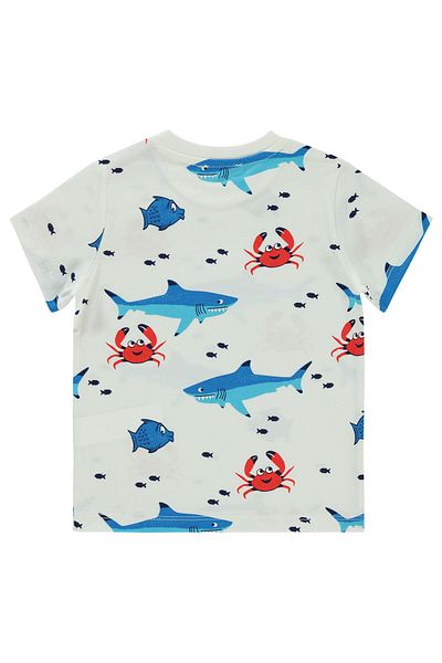Civil Boys 2-5 Years Old Boy T-Shirt - Ecru