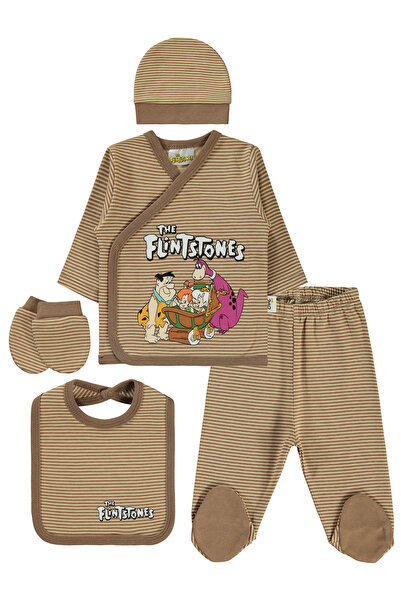 Flintstones Baby Boy Bodysuit - Flintstones Milk Coffee