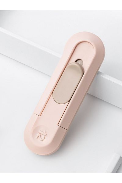 Choice Pink 1pcs Automatic Rebound Box Cutter, Mini Box Cutter Express Package Opener, Student Manual Ledge
