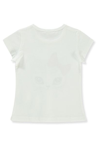 Civil Girls 2-5 Years Girl's Ecru T-Shirt