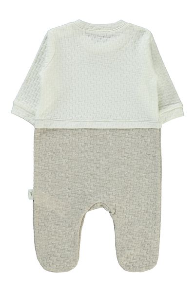 Civil Baby 1-6 Months Baby Boy Romper - Brown Booties