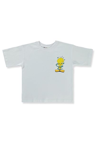 TWEETY White Girl's T-Shirt 10-13 Years
