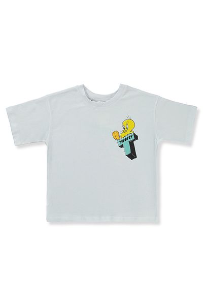 TWEETY White Girl's T-Shirt 6-9 Years