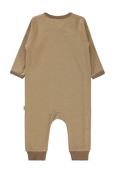 Flintstones The Flıntstones Baby Boy Overalls Without Booties 6-18 Months Milk Coffee