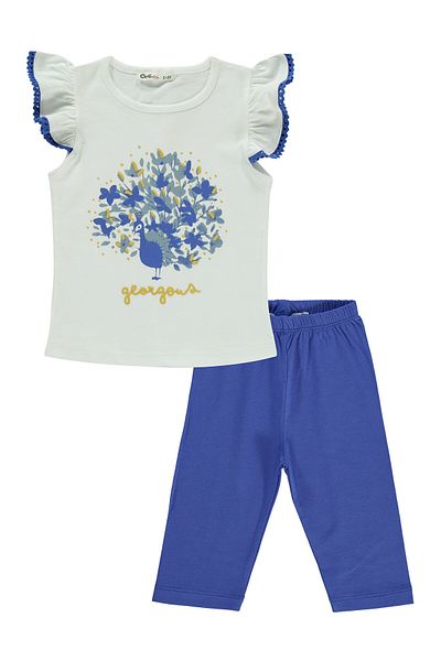 Civil Girls 2-5 Years Old Children's Girl Suit Indigo