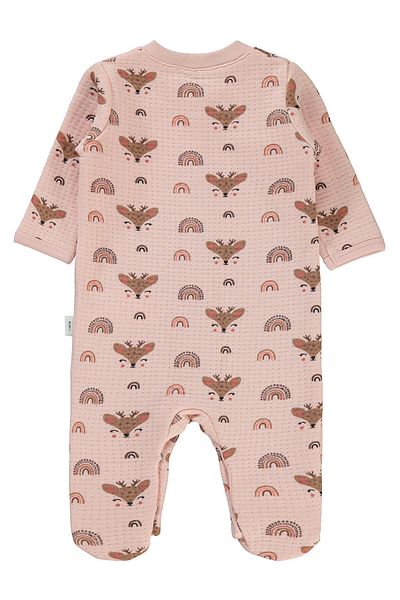 Civil Baby 1-6 Months Baby Girl Romper - Booties and Powder Color