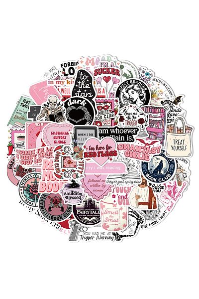 Choice 50pcs 50/150pcs Romantic Reading Style Kindle Stickers Luggage Guitar Laptop No Glue Children's Toys