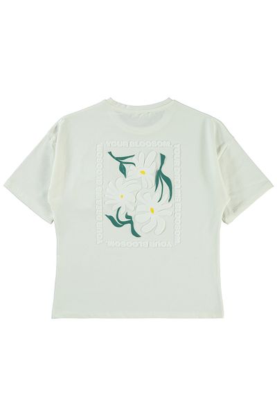 Civil Girls 10-13 Years Girl's Ecru T-Shirt