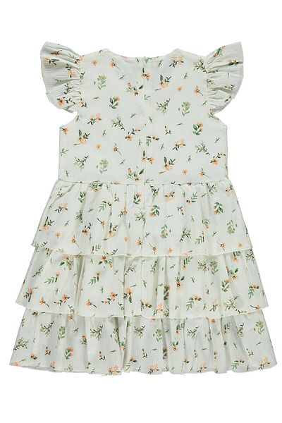Civil Girls White-Salmon Girl's Dress for 6-9 Years