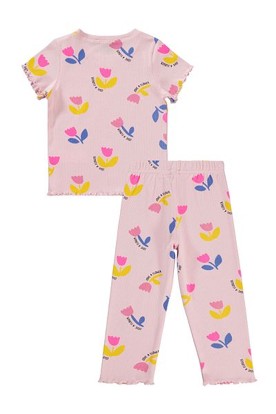 Civil Girls Girl's Pajama Set 2-5 Years Rose Pink