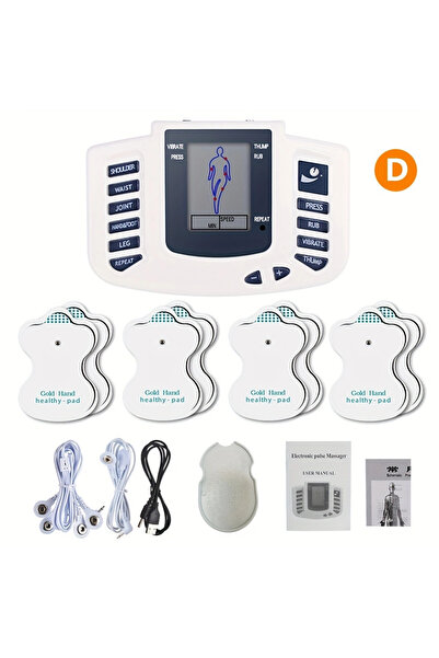 Choice جهاز D-8pad-EU للتحفيز الكهربائي للعضلات بتقنية EMS، جهاز تدليك واسترخ...