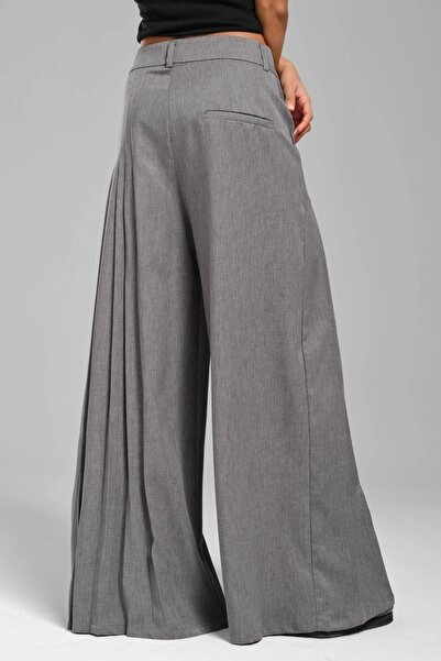 tw3 Women's Front and Back Pleated Design Pants