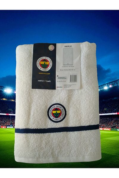 Fenerbahçe Licensed & Bandrolled Fan Bath Towel – 65X130 cm