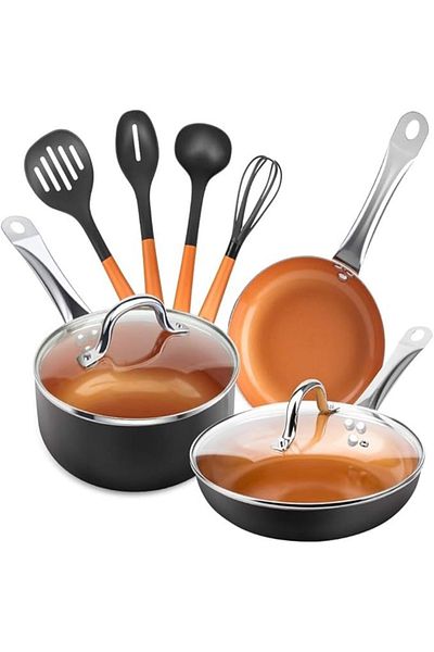 Chefline Nylon Utensils Hs-1968ar 6pcs Heat-resistant, Non-stick Safe & Durable Kitchen Tools