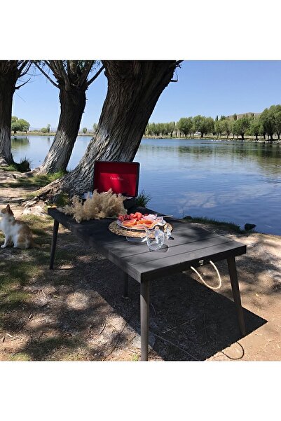 TMwooden Ahşap Kamp Masası, Katlanabilir Model, Piknik Ve Bahçe Masası, 60x12...