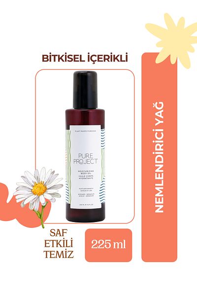 Pure Project Moisturizing Body Oil - Volume: 225ml