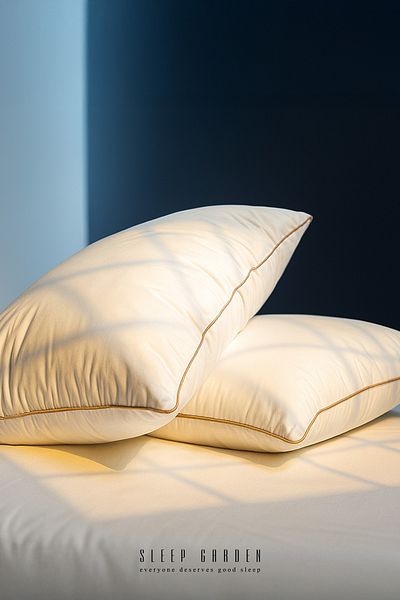 Sleep Garden Prestige Series 2 Pieces Nano Gel Pillow 800 Gr Satin Piping 50X70 cm