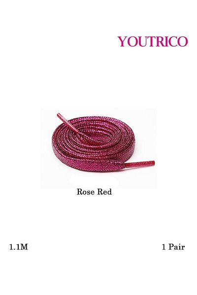Youtrico Pearlescent Flat Polyester Shoelaces - Single Pair (1.1m)