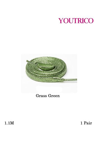 Youtrico Pearlescent Flat Polyester Shoelaces - Single Pair (1.1m)