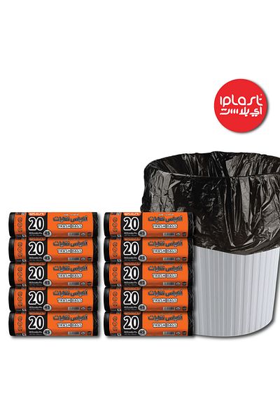 iplast : 20 Gallon Trash Bags: Wholesale (10 Rolls): 450 Bags