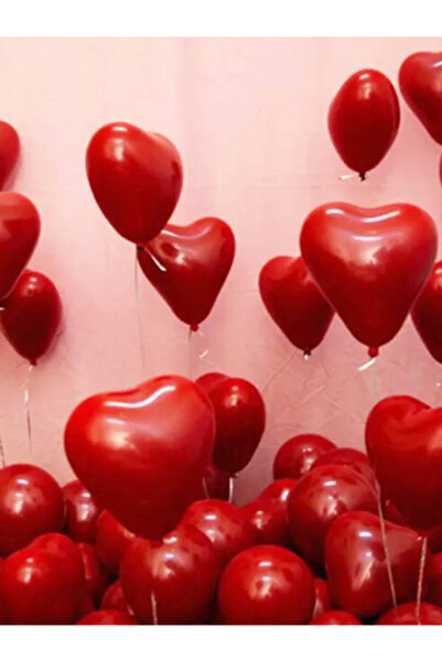 THE BIGGEST IMPACT Heart Flying Heart Balloon 20 Pieces 12 Inch 30 cm Red Romantic Marriage Proposal, Anniversary