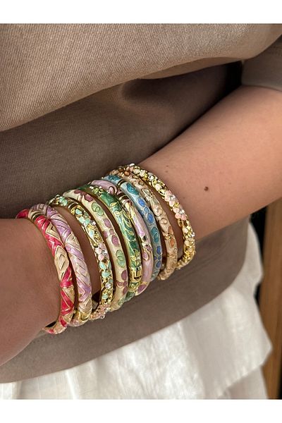 HAZEL BİJOUX Colorful mineral bracelet