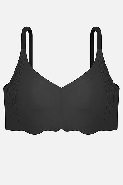 Wonna Sutien Ghost Laser Cut fără sârmă fără cusături - fără suport - 2816 - negru