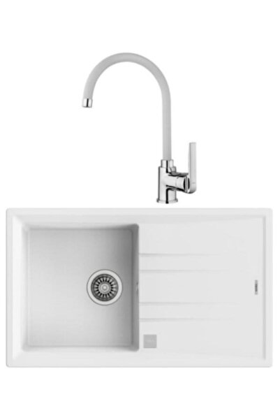 Teka Stone 50/ın 995 Eviye Armatür Seti (BEYAZ)