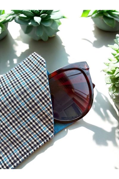 Pirene Thorn Plaid Glasses Case – Men/Unisex