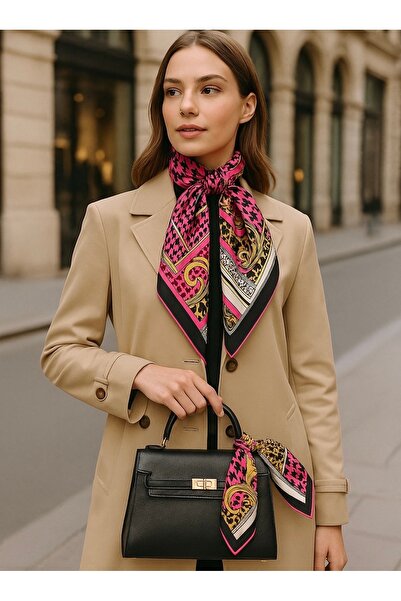 VİZYON %100 İpek Tivil Eşarp