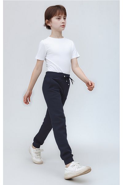 Pantulux Girls' School Pants with Elastic Waist