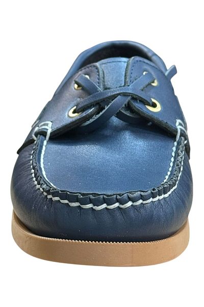 Greyybull Shoes Navy Blue Summer Men's Leather Shoes-Summer Men's Shoes