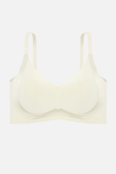 Wonna Ghost Laser Cut Seamless Bra Without Underwire - Non-Support - 2800 - Ecru