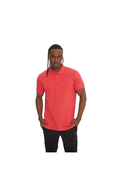 The Crow Father Basic Polo Red Men's Tshirt