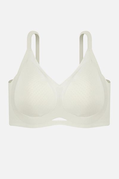 Wonna Ghost Laser Cut Seamless Bra Without Underwire - Non-Support - 2803 - Ecru