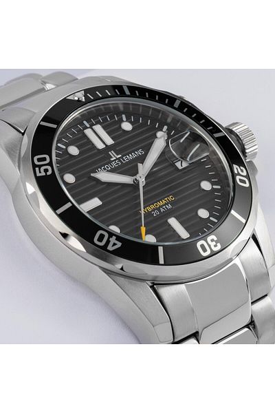 Jacques Lemans Mens Watch 1-2170g, Quartz, 41mm, 20atm
