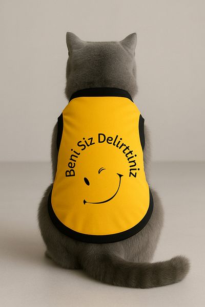 Monopetz New Season Polar Dog And Cat Outfit - Size M - Mustard You Drive Me Crazy