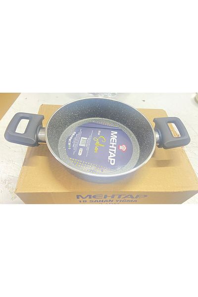 Mehtap Sahan 18 cm Granite Effect Stacked Teflon Pan