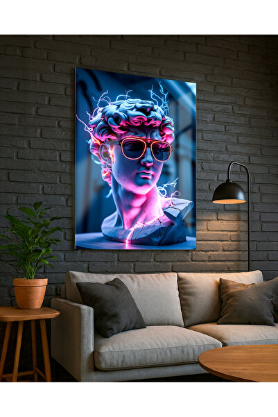 Vionart Home “Klasikten Geleceğe: NEON” Cam Tablo