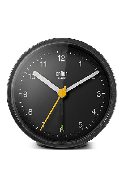 Braun Bc12b Siyah Klasik Analog Alarmlı Masa Saati